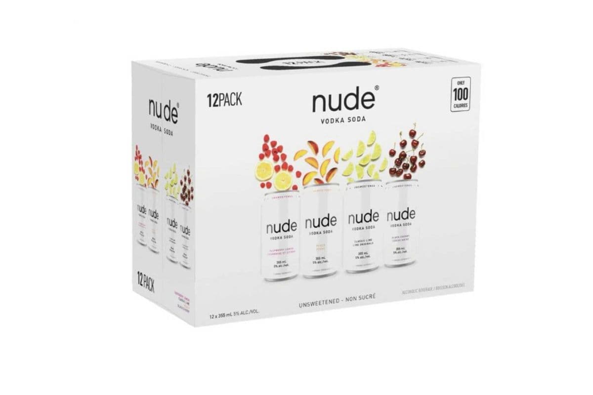 Nude Vodka Soda Mixer Pack (12 x 355 ml)