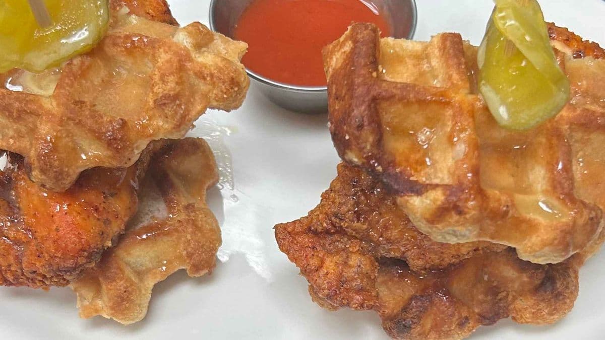 Chicken + Waffle Sliders
