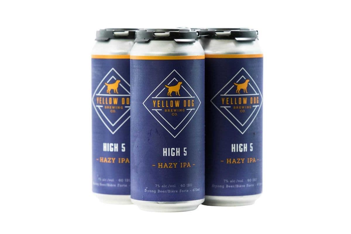 Yellow Dog - High 5 (4 Pack) (4 x 473 ml Cans)