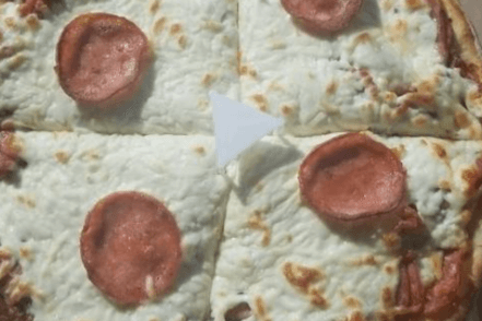 Mini pizza au pepperoni