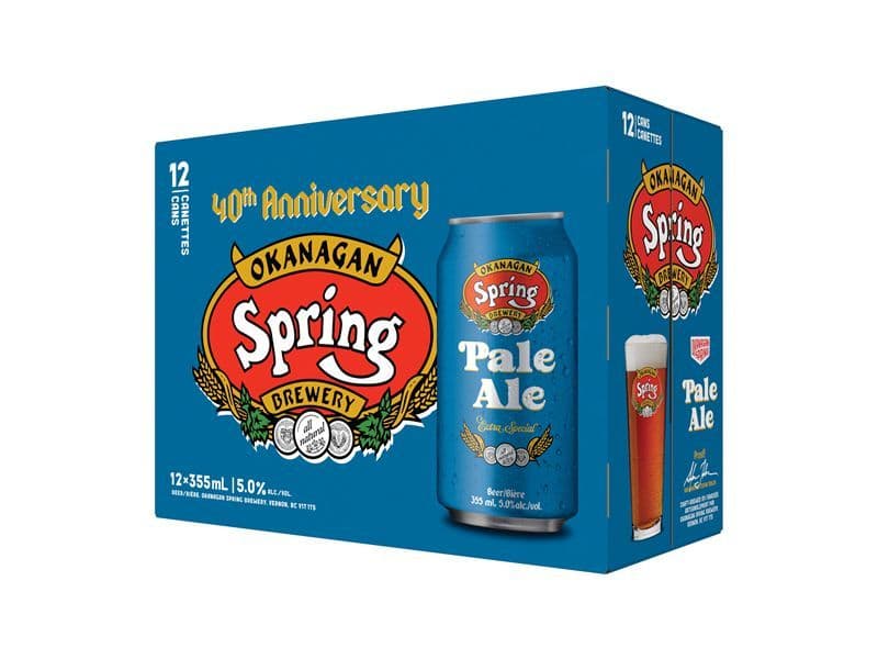 Okanagan Spring Brewery Pale Ale, 12 x 355 ml