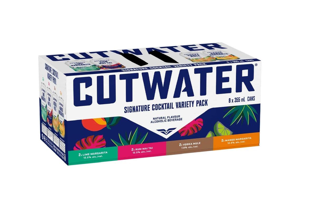121225. CUTWATER COCKTAIL MIX (8 x 355ML (CANS))
