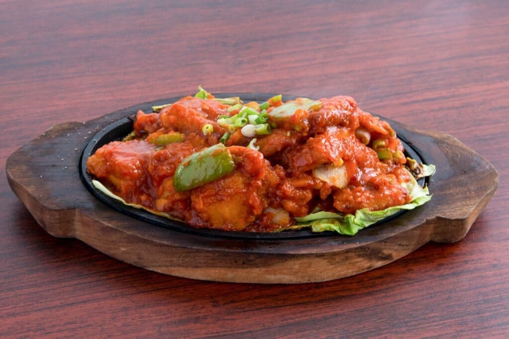 Chilly Garlic Chicken Dry