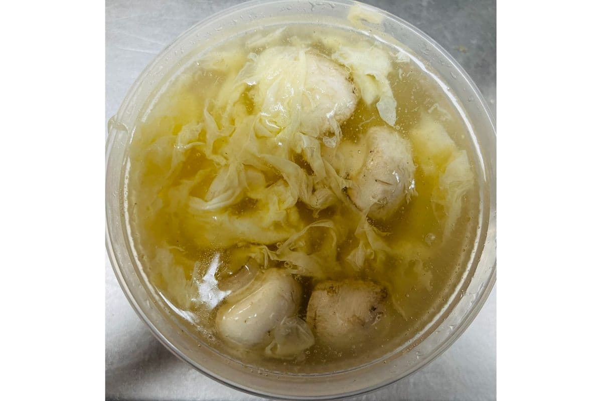 Mushroom Egg Drop Soup