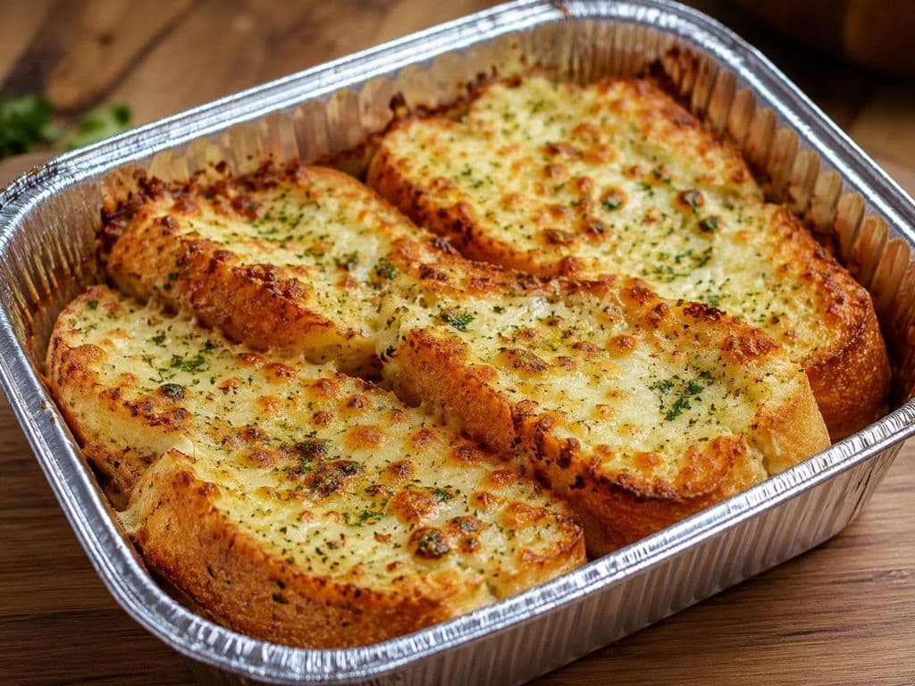 Pain a l'ail gratiné
