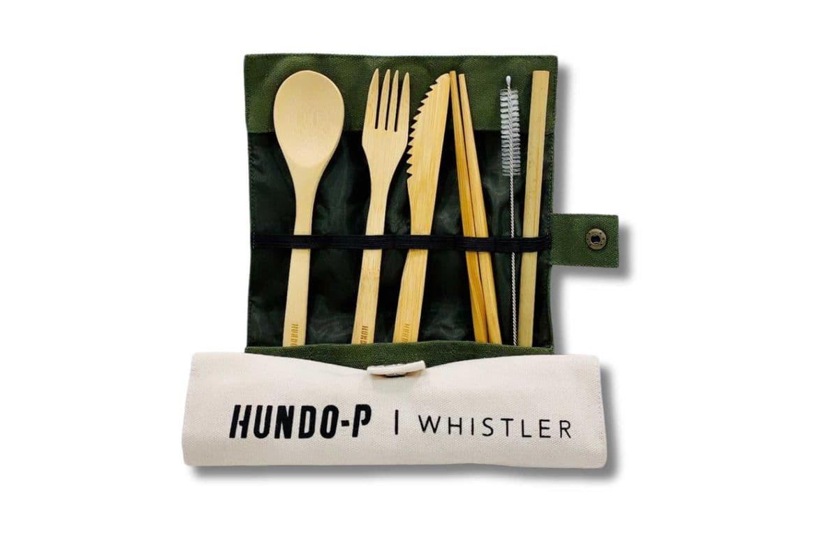 Bamboo - Utensil Set - Green