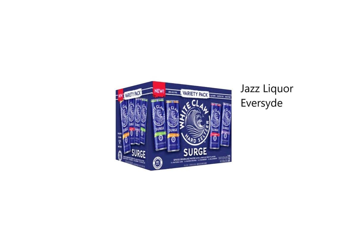 WHITE CLAW SURGE VARIETY 12pkc (1 x 12×355ML )