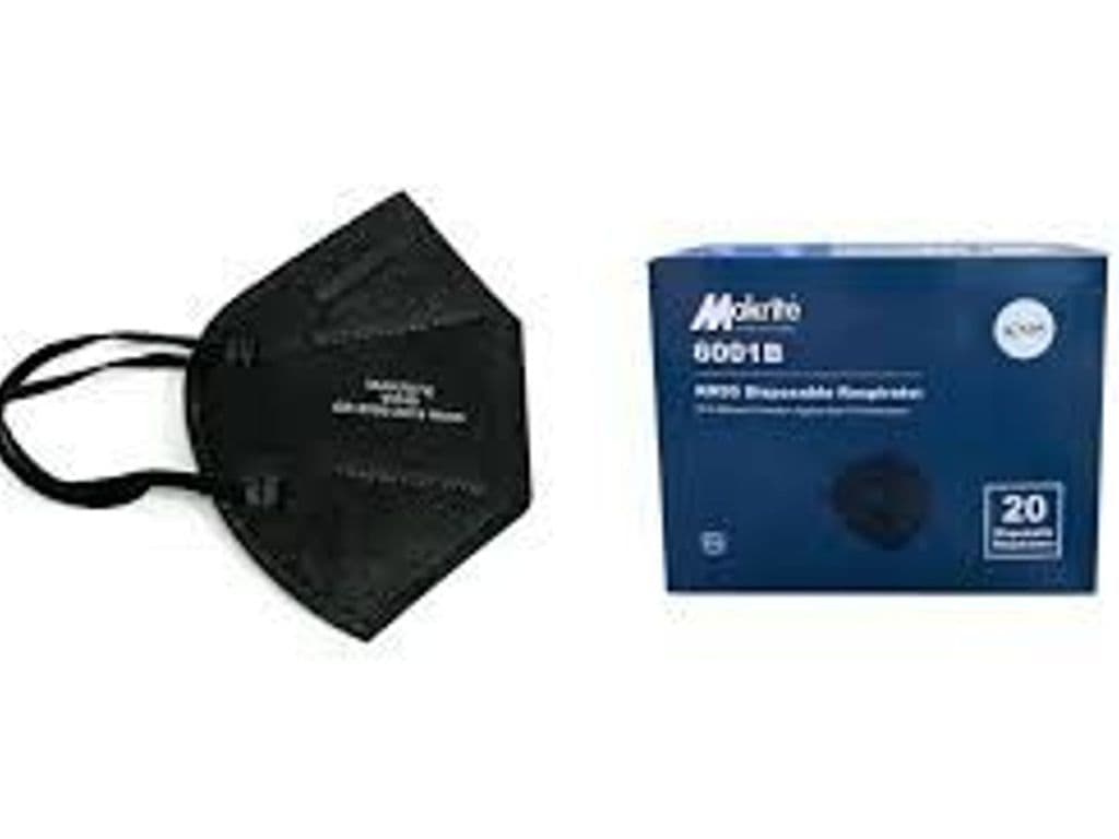 KN95 BLACK MASK (20PC)