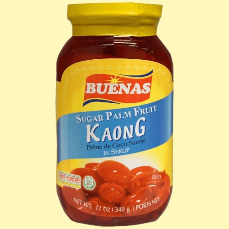 Palm Fruit (Kaong) Red, 12oz/340ml, Buenas
