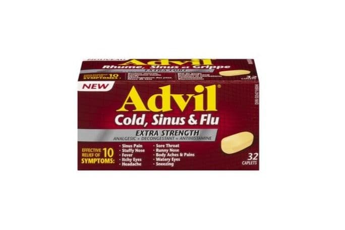 Advil Cold, Sinus, and Fluu Extra Strength Caplets (32's) (32's)