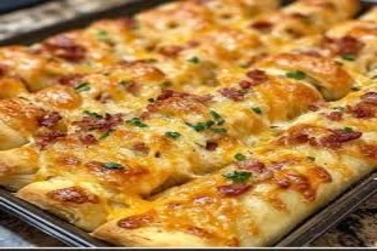 Bacon Cheddar Breadsticks
