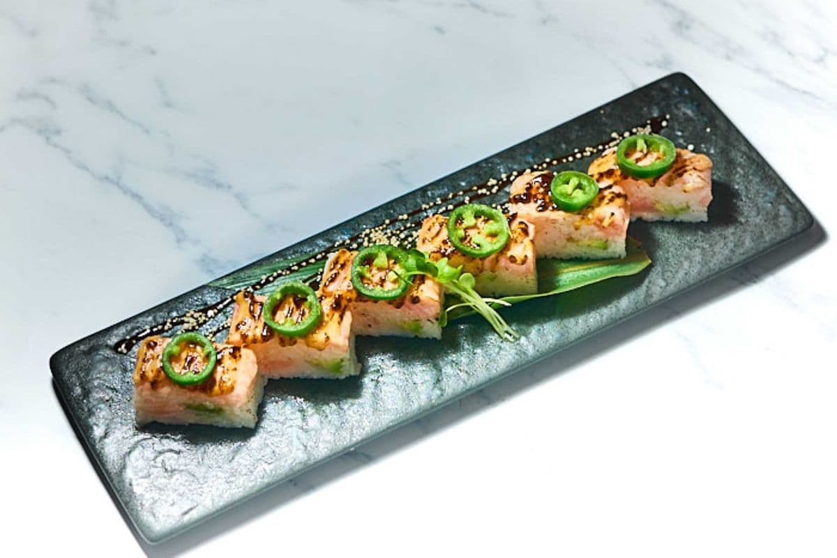 Salmon Pressed Sushi