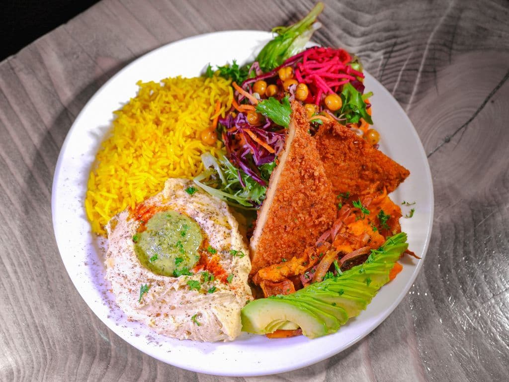 Shnitzelonim Rice Platter