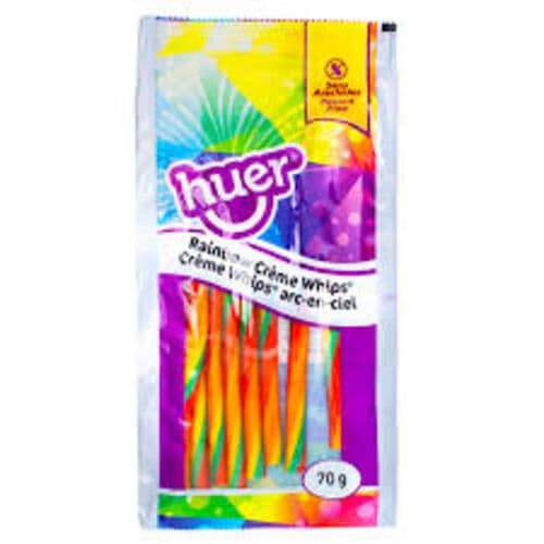 Huer Arc-en-ciel Créme Whips Surs 70g/ Rainbow Cream Whips Sour 70g