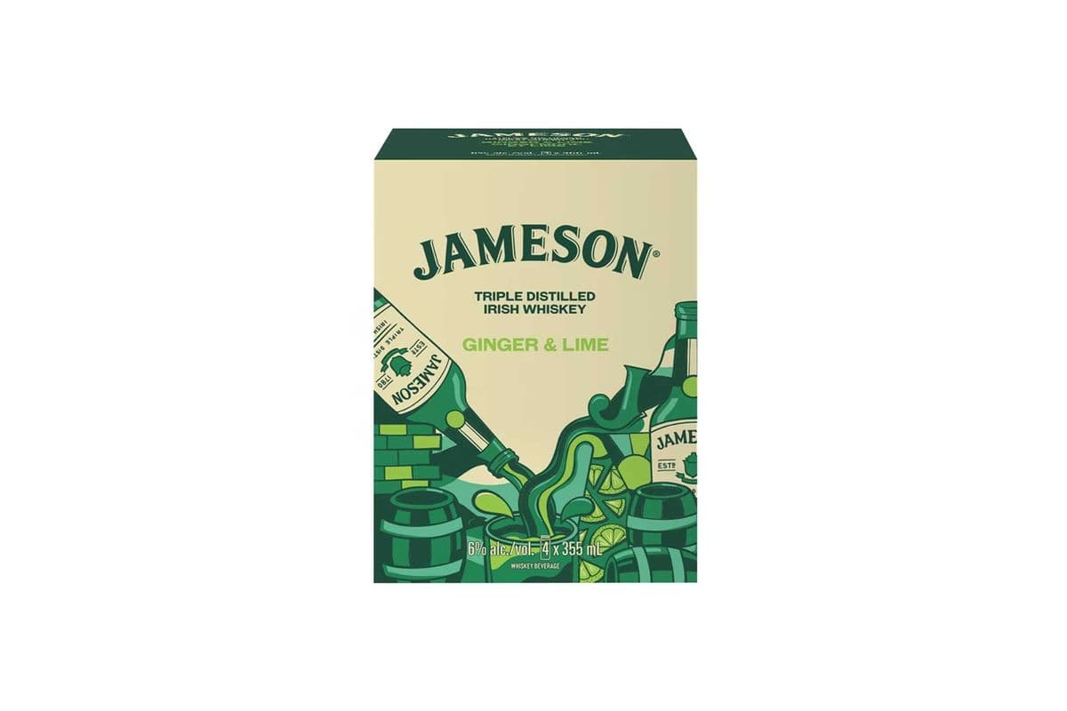 Jameson Ginger Lime (4 Cans) (4 x 355ml)