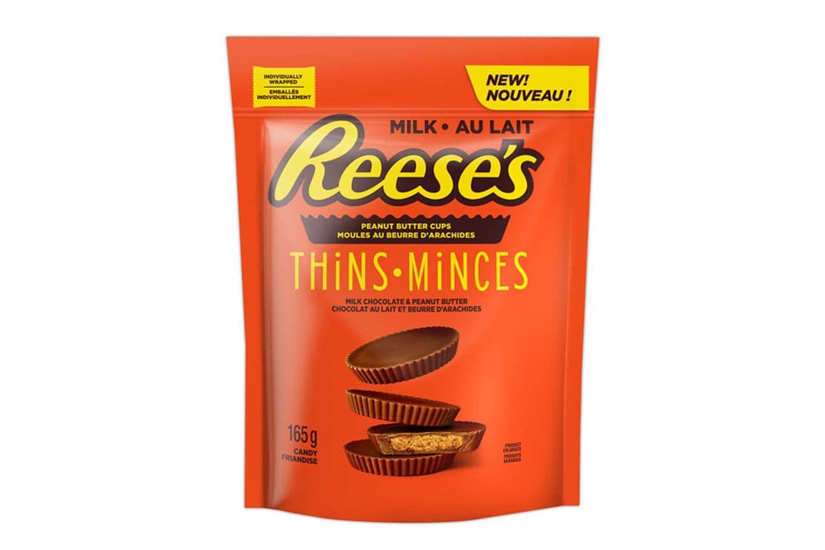 Hersheys Reese Thins Peanut Butter Cups 165g