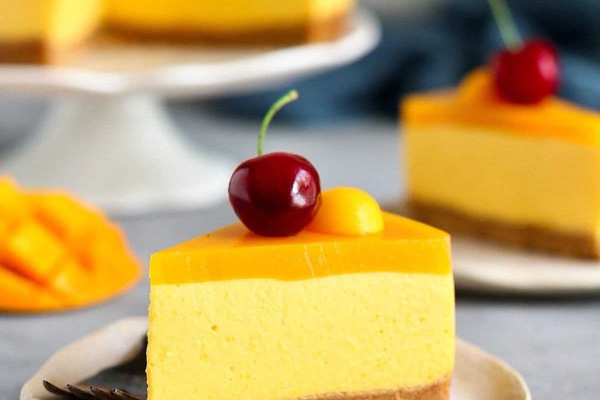 Pineapple Mango Cheesecake