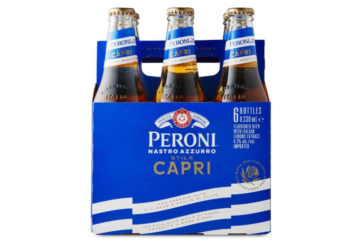 Peroni Nastro Azzurro Stile Capri (6 x 330ml)