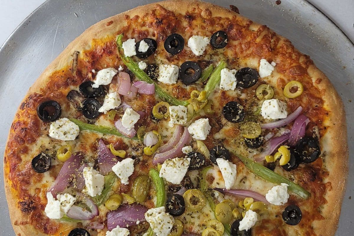 Petite pizza grecque / Small Greek Pizza