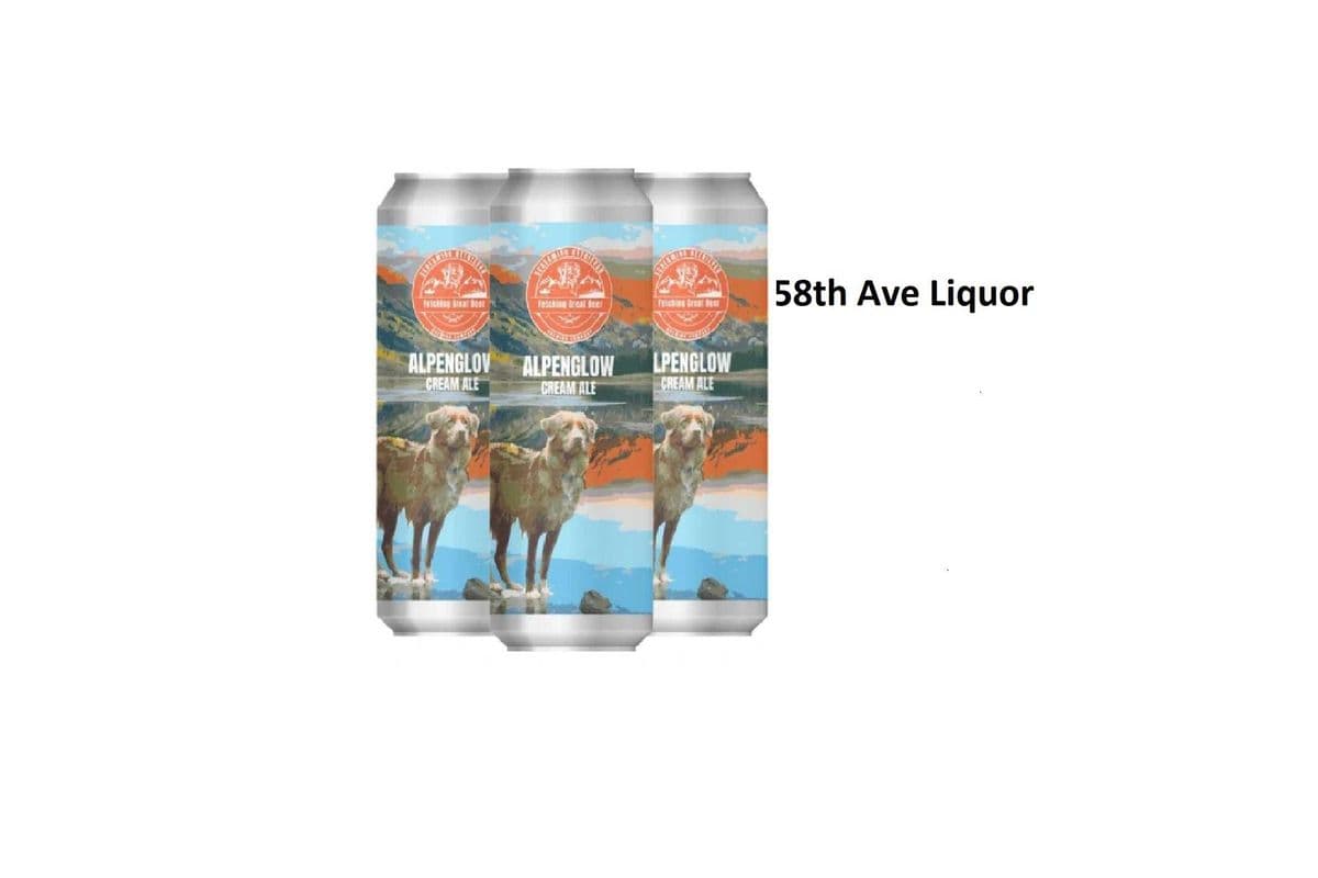 ALPENGLOW ORANGE VANILLA CREAM ALE 4 CANS (1 x 4x473ML)