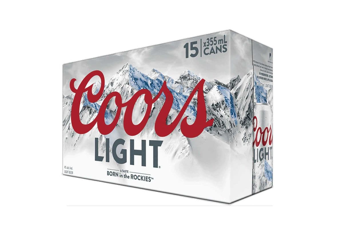 Coors Light (15 x 355 ml Cans)