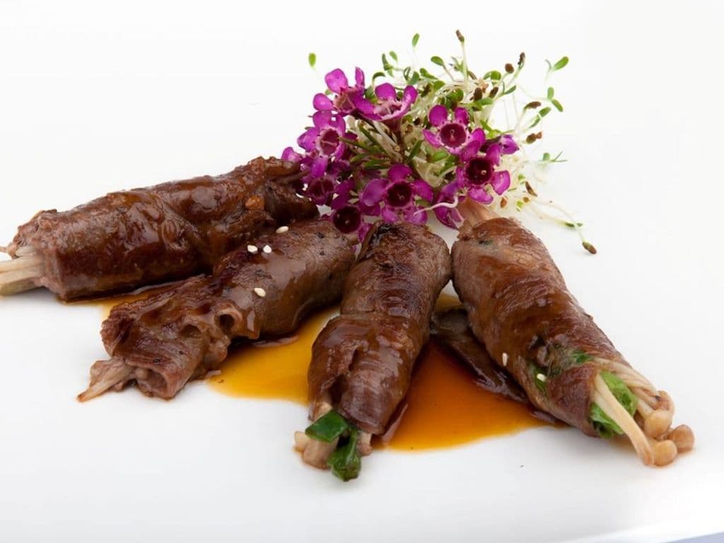 708. Enoki Mushroom Beef(8pc)