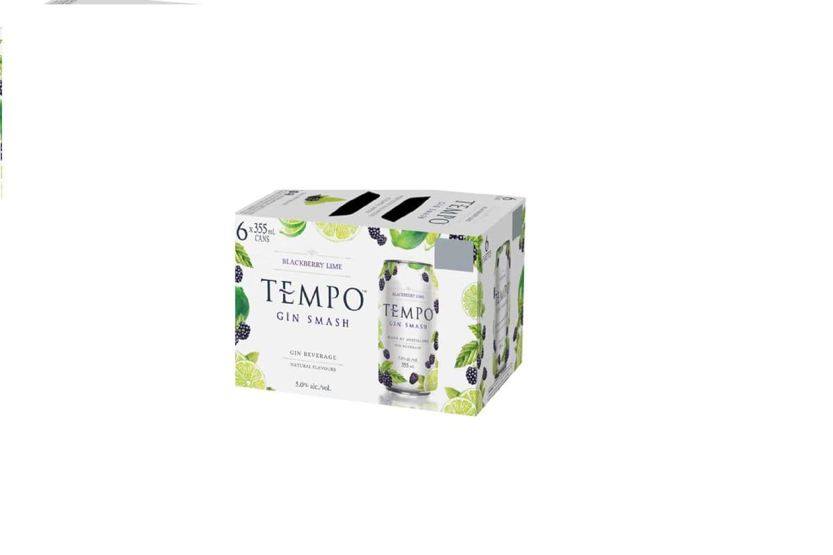 113984 - TEMPO GIN BLACKBERRY LIME (6 x 355ml)