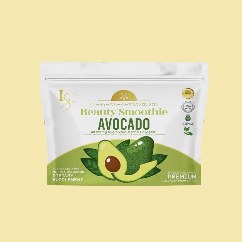 Avocado Beauty Smoothie, (10 X 21G) - Luxe Slim