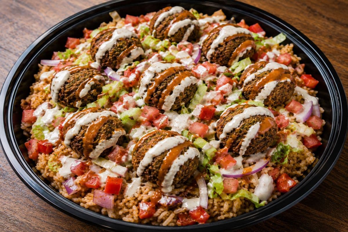 Falafel on the Rice