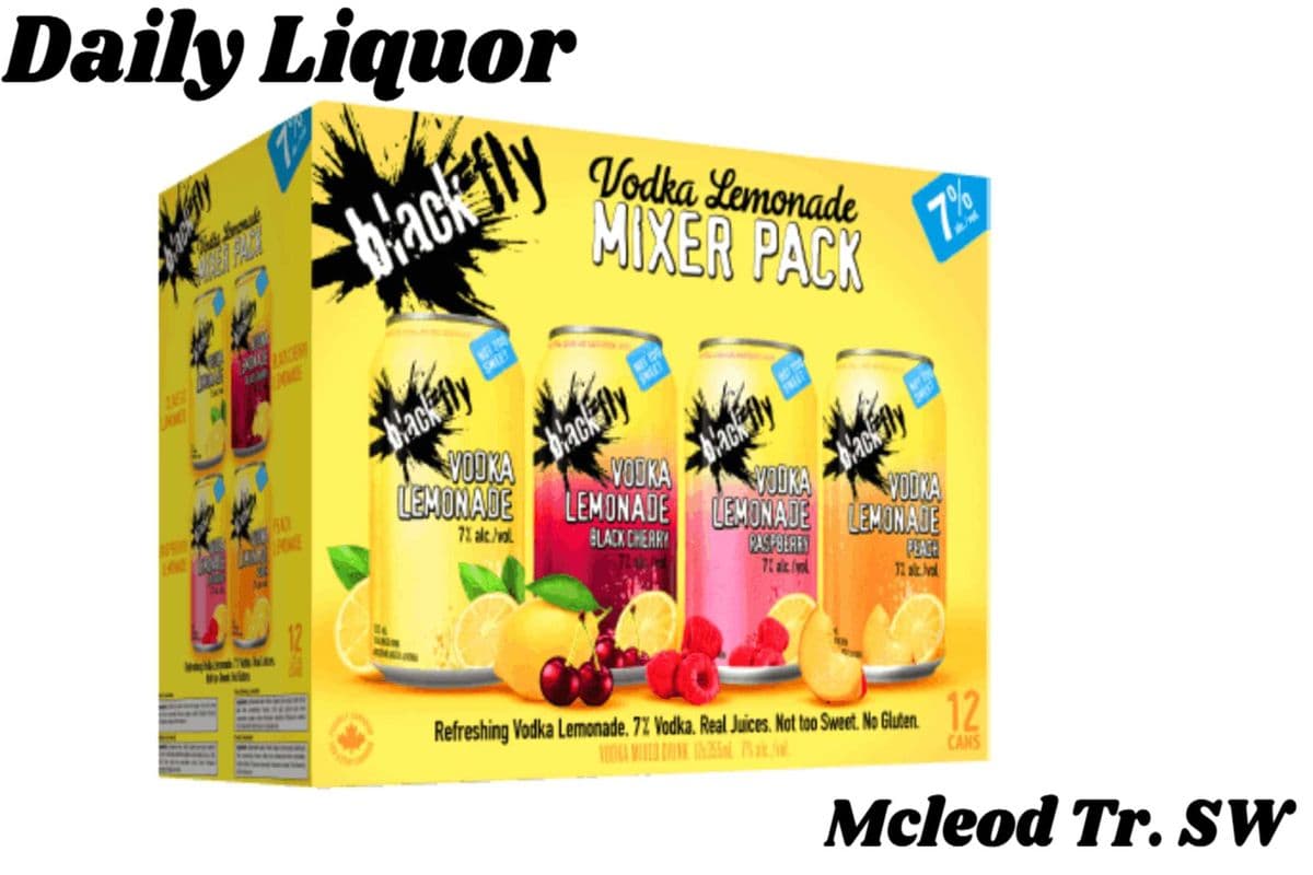 BLACK FLY VODKA LEMONADED MIX 12 CANS (1 x 12 CANS)