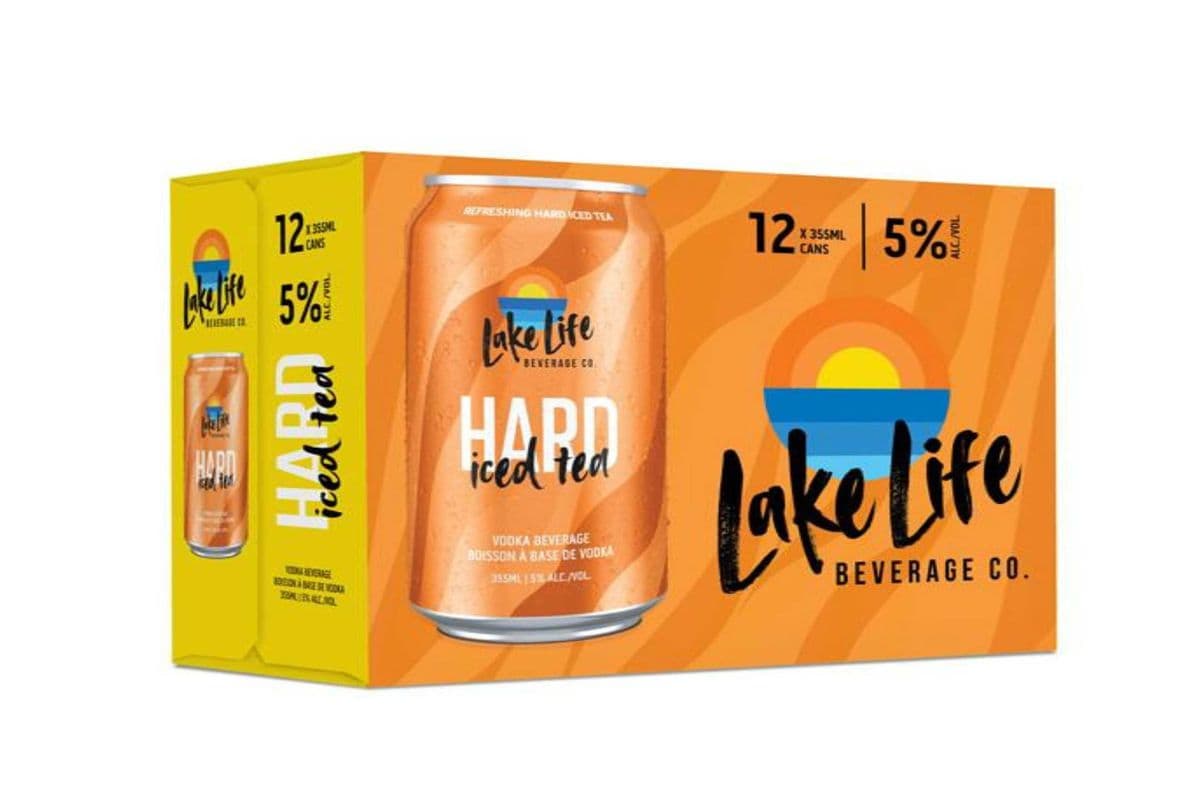 LAKE LIFE HARD ICE TEA-12PK (12 x 12*355ML )