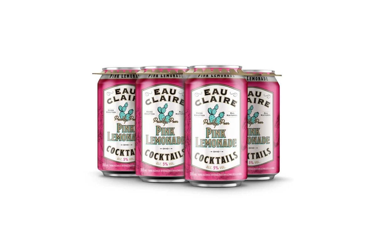 EAU Claire Prickly Pear Pink Lemonade Cocktails (6 Cans) (6 x 355ml)