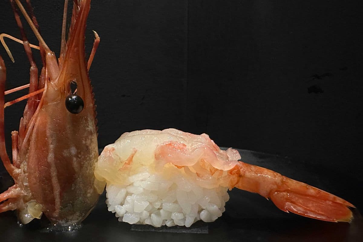 Amaebi Nigiri (Spot Prawn)