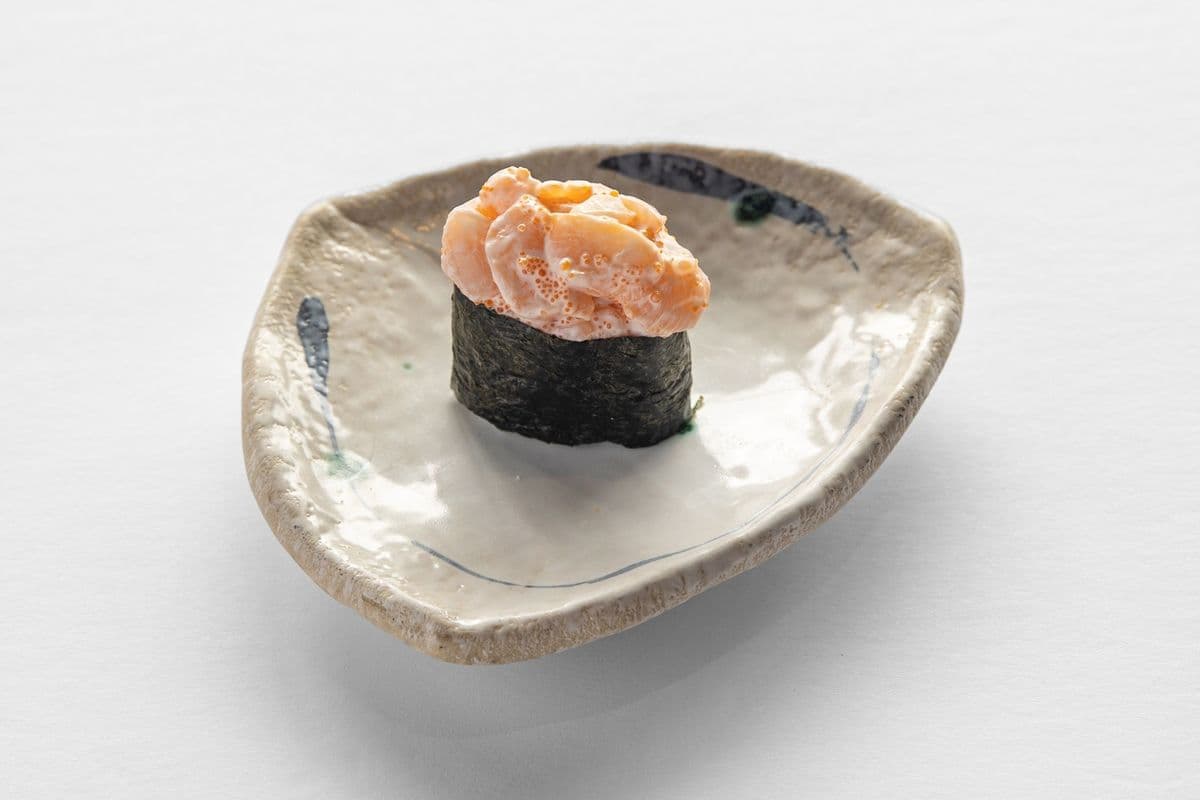 46. Chopped Scallop Nigiri