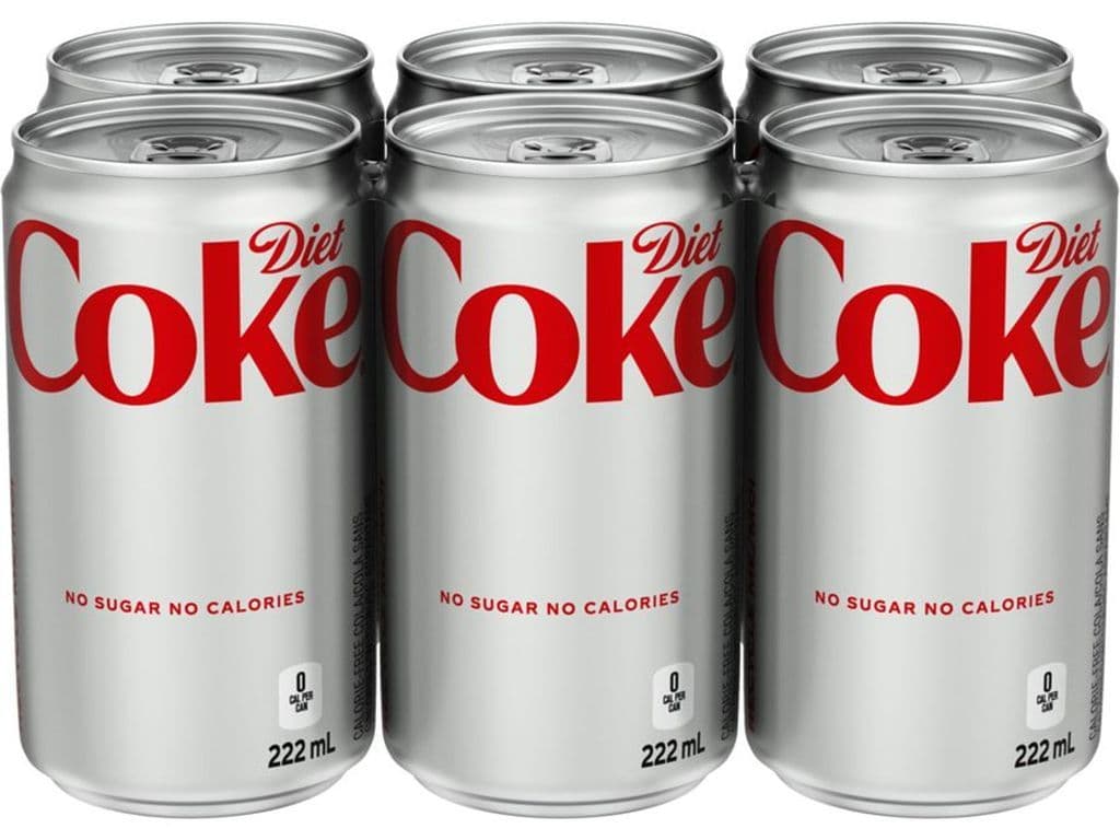 COCA COLA DIET 6X222ML
