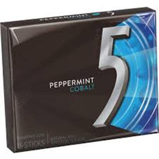 5 Cobalt Peppermint Gum (15 Sticks)