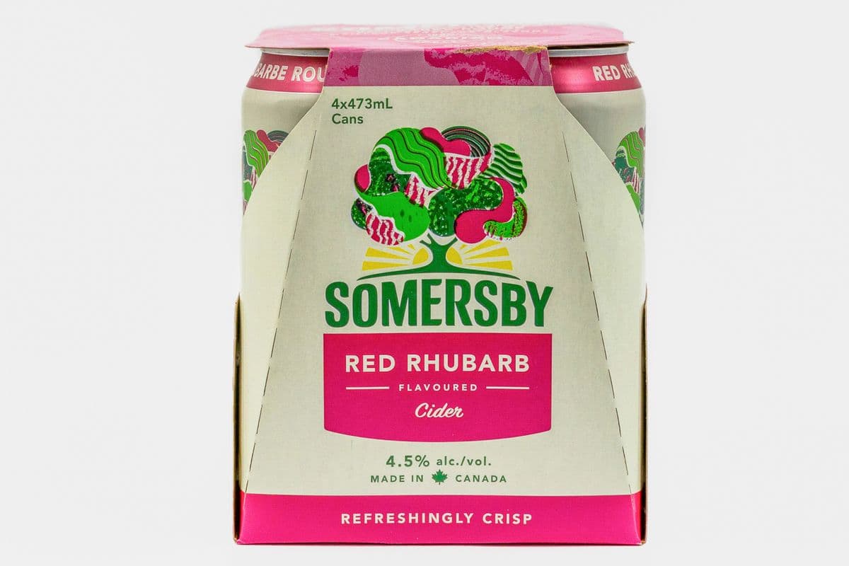 Somersby Red Rhubarb Cider 4 X 473ml Can (4 x 473ML CAN)