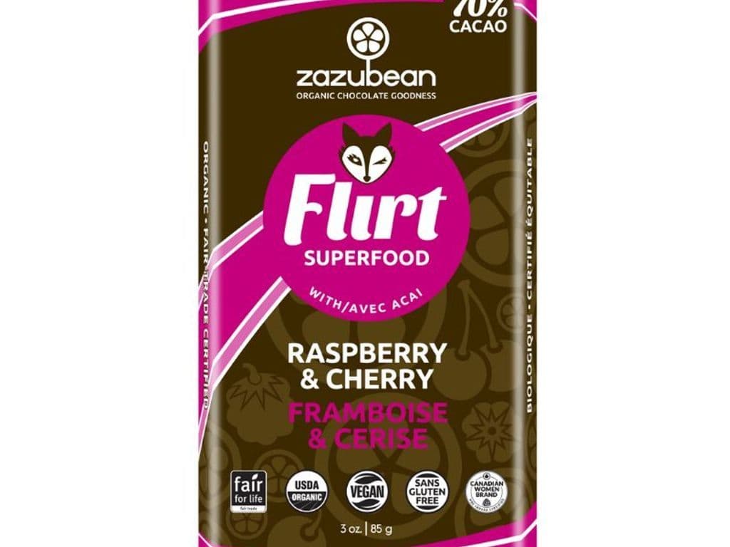 ZAZUBEAN FLIRT CHOCOLATE BAR 85G