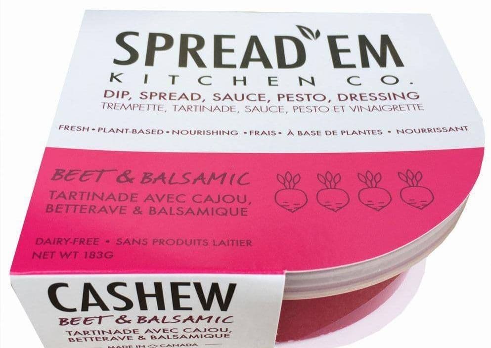 SPREAD'EM BEET CASHEW & BALSAMIC DIP 183G