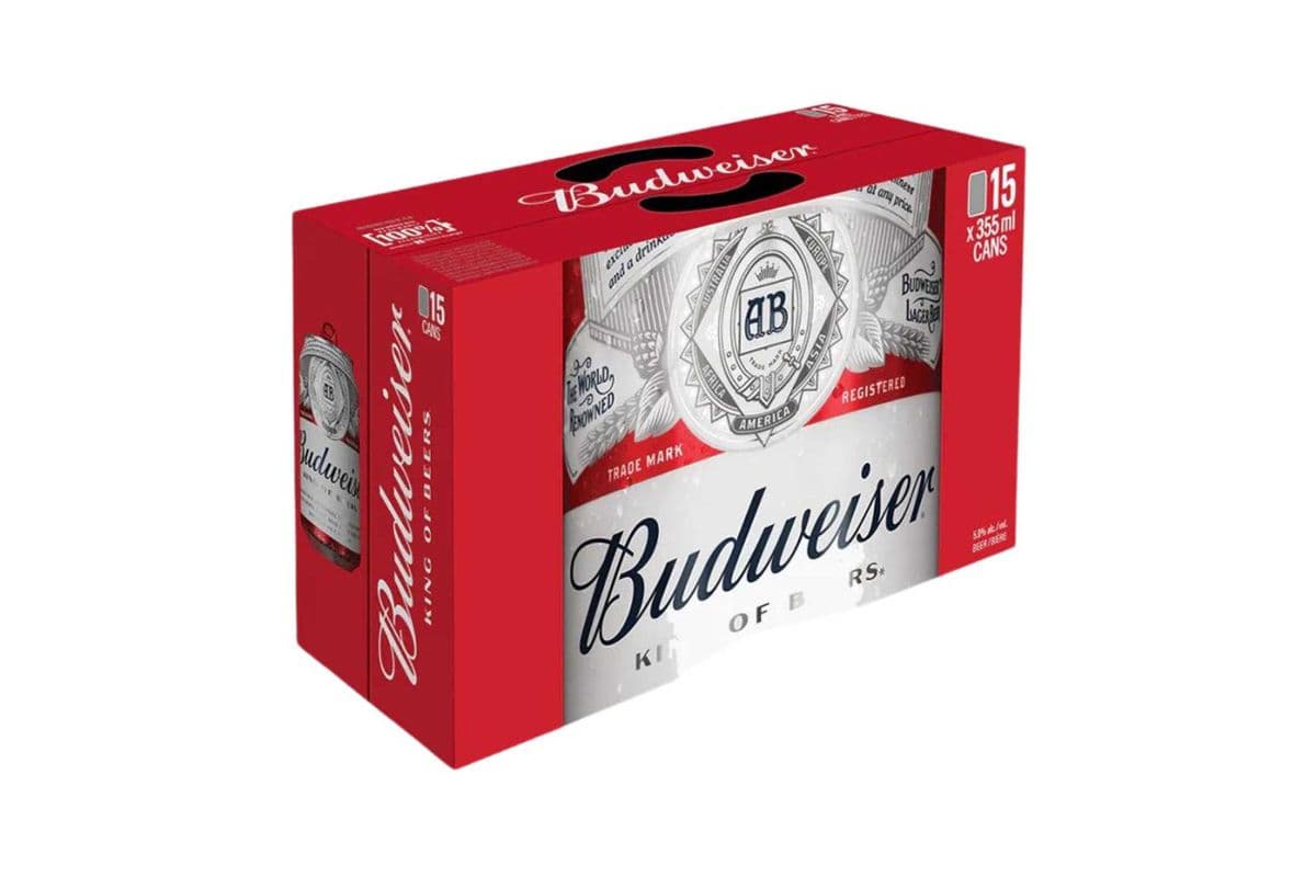 925222 - Budweiser (15 x 355ml)