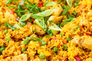 97. Curry Chicken or Beef with Fried Rice