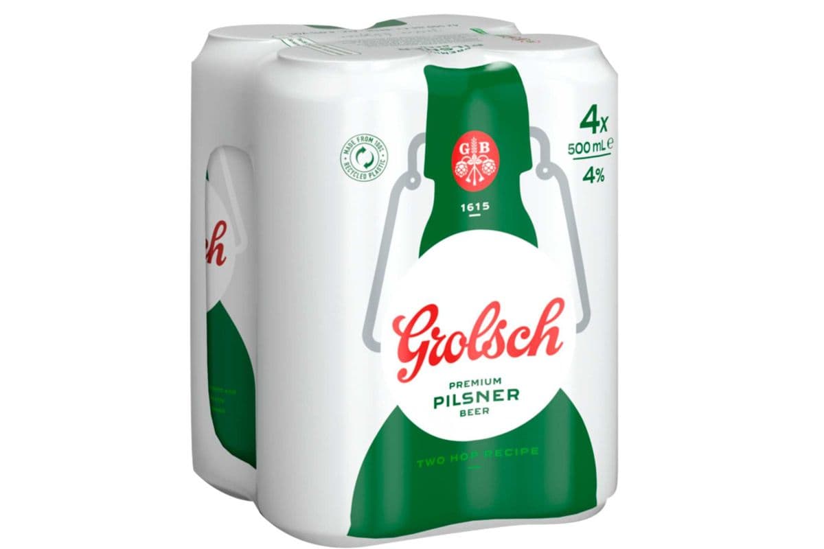Grolsch - Premium Pilsner Beer, Netherland (4 Cans) (4 x 473ml)