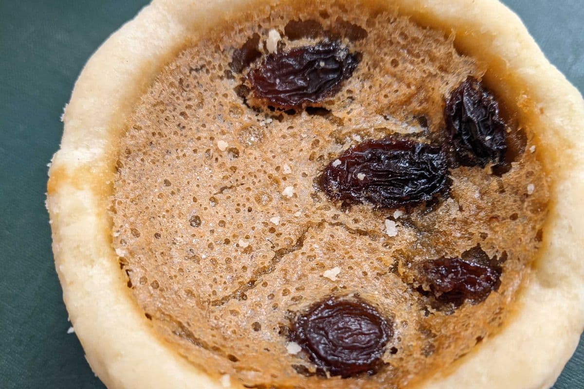 Raisin butter tart (1 x One single butter tart)