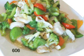 606. Chow Fun Cantonese-Style Noodles