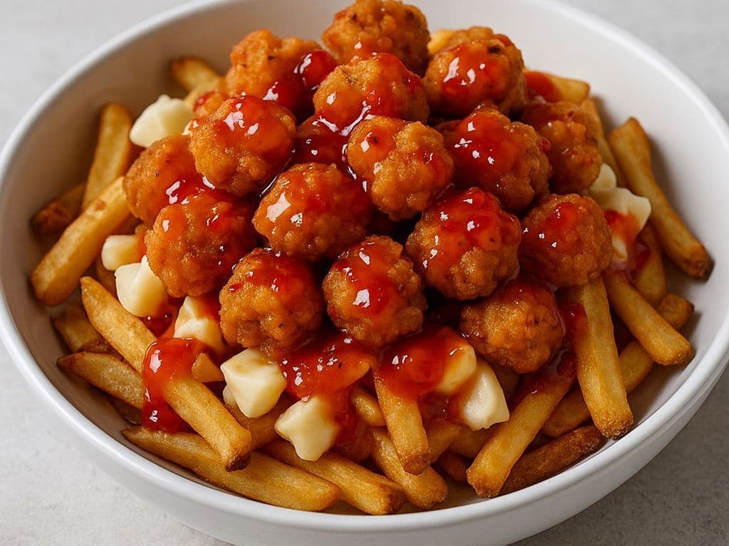POUTINE POULET THAI