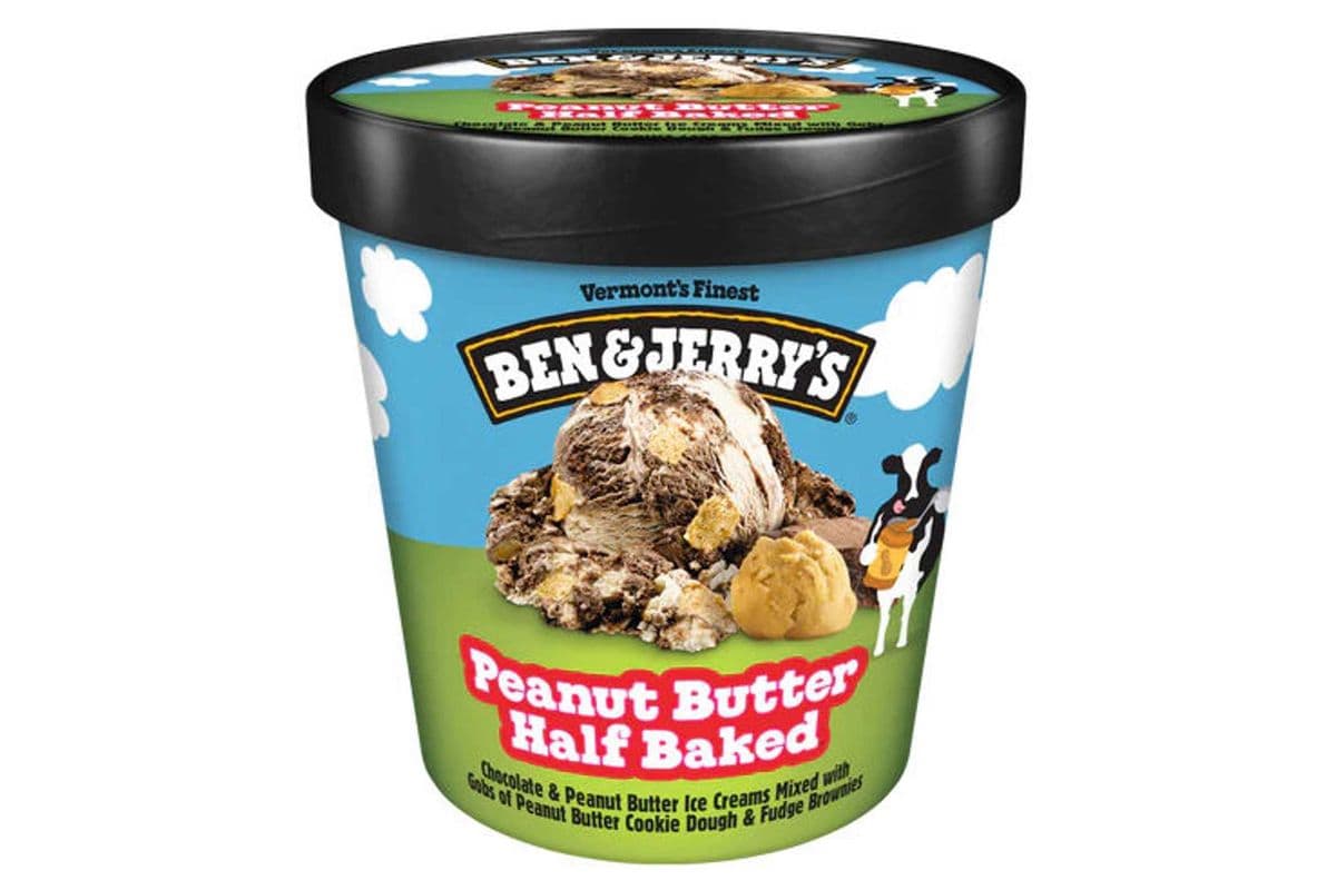 Ben & Jerry's Peanut Butter Half Baked 473ml (473 ml)