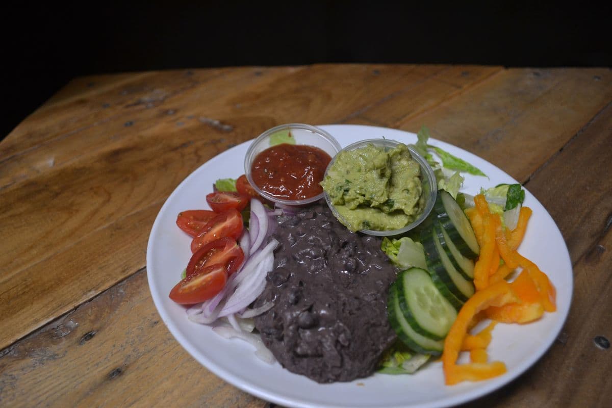 Refried Black Beans Salad Box