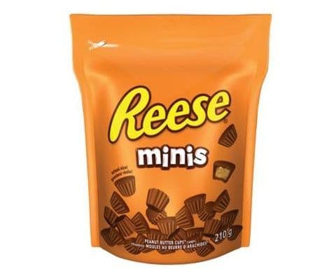 HERSHEY REESE PEANUT BUTTER CUPS MINIS 210G