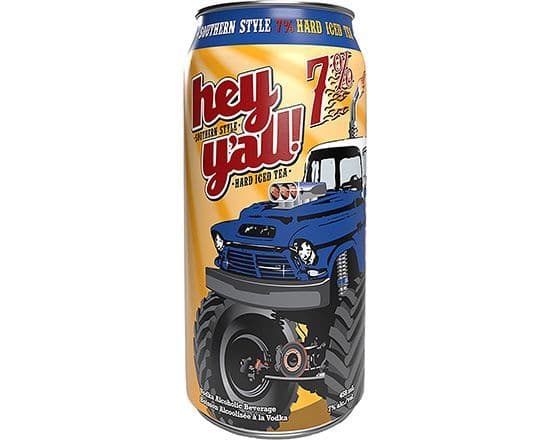 HEY Y'ALL HELL YEAH HARD TEA (458ML)