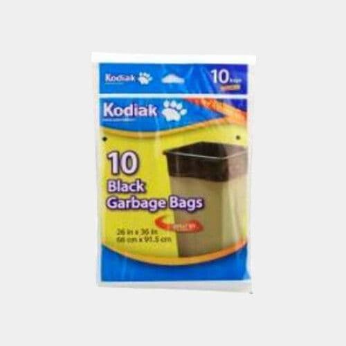 10 Sacs a ordures noirs / 10 Black Garbage Bags